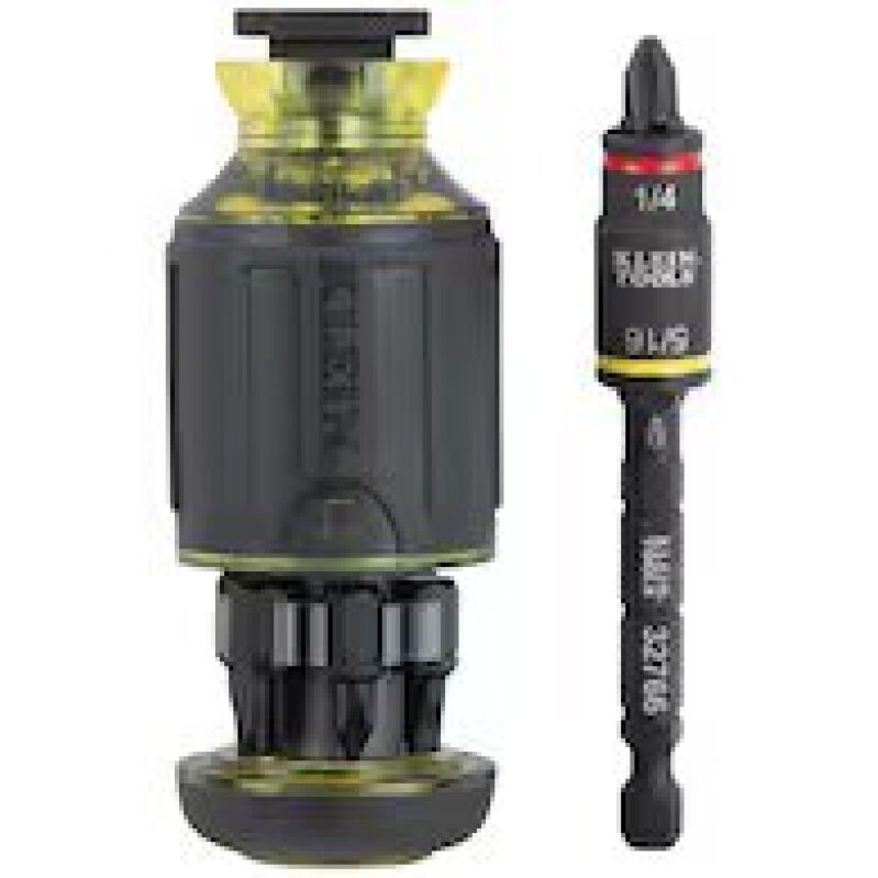 Klein Tools 10-in-1 Impact-Rated Stubby Driver Set with Flip Socket