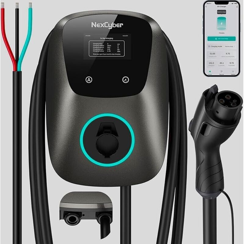 NexCyber Level 2 EV Charger Hardwire 48A - Fast, Reliable, Professional Charging