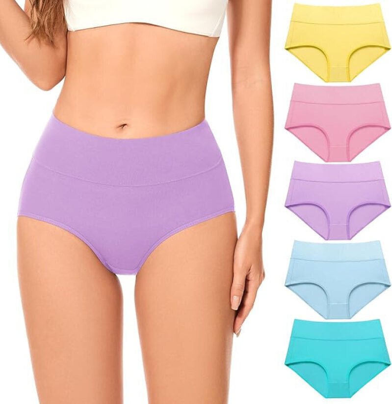 High-Quality Cotton Underwear for Women - 5 Pack