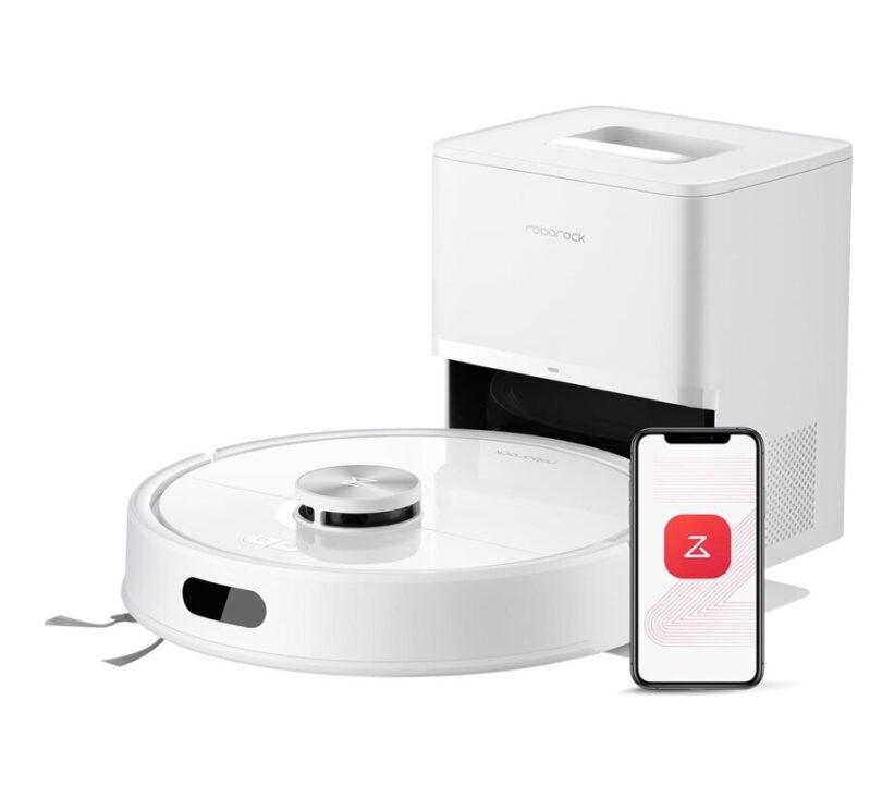 Roborock Q7 M5+ Upgraded Vacuum and Mop Robot - White