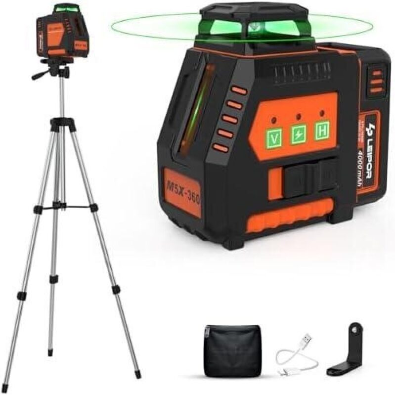 360° Laser Level with Tripod - 50% Discount