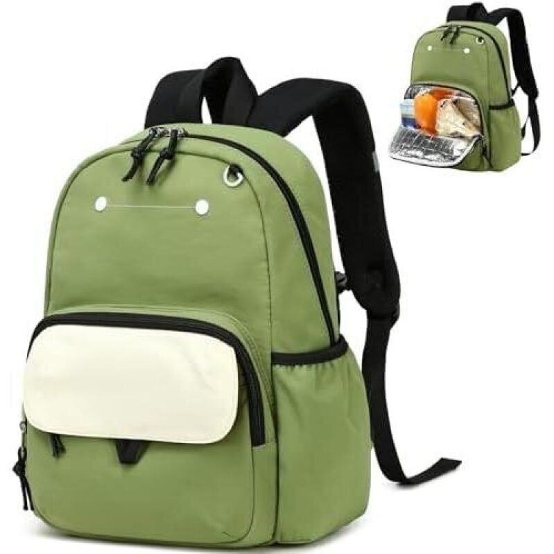 Lightweight Insulated Backpack for Kids with Lunch Compartment