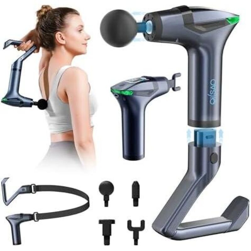 3-in-1 Silent Massage Gun with 12 Speeds - 50% Discount
