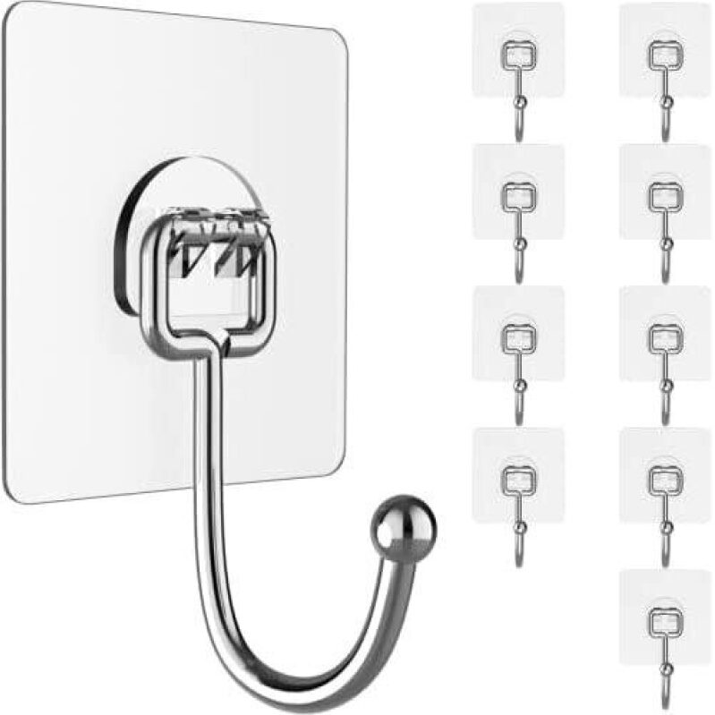 Heavy Duty Wall Hooks for Hanging Up to 44 lbs - 43% OFF