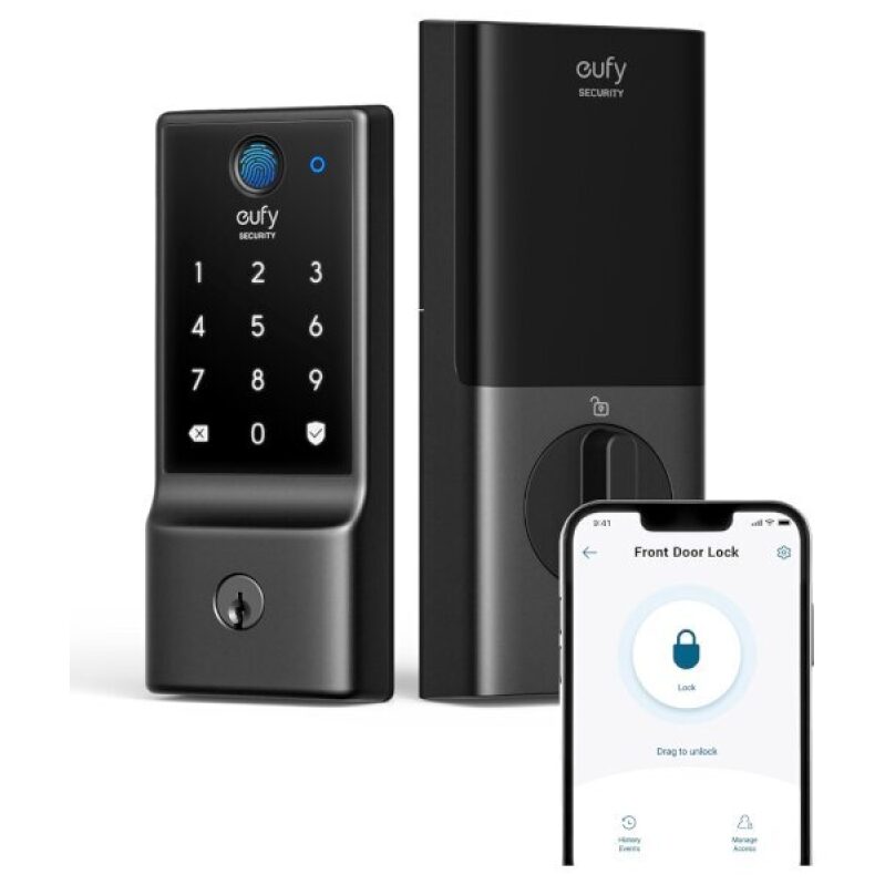 Eufy Security Smart Lock C220 - Keyless Entry with Fingerprint Recognition