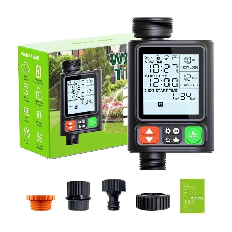 Precision 10-Mode Sprinkler Timer with Garden Hose Attachment
