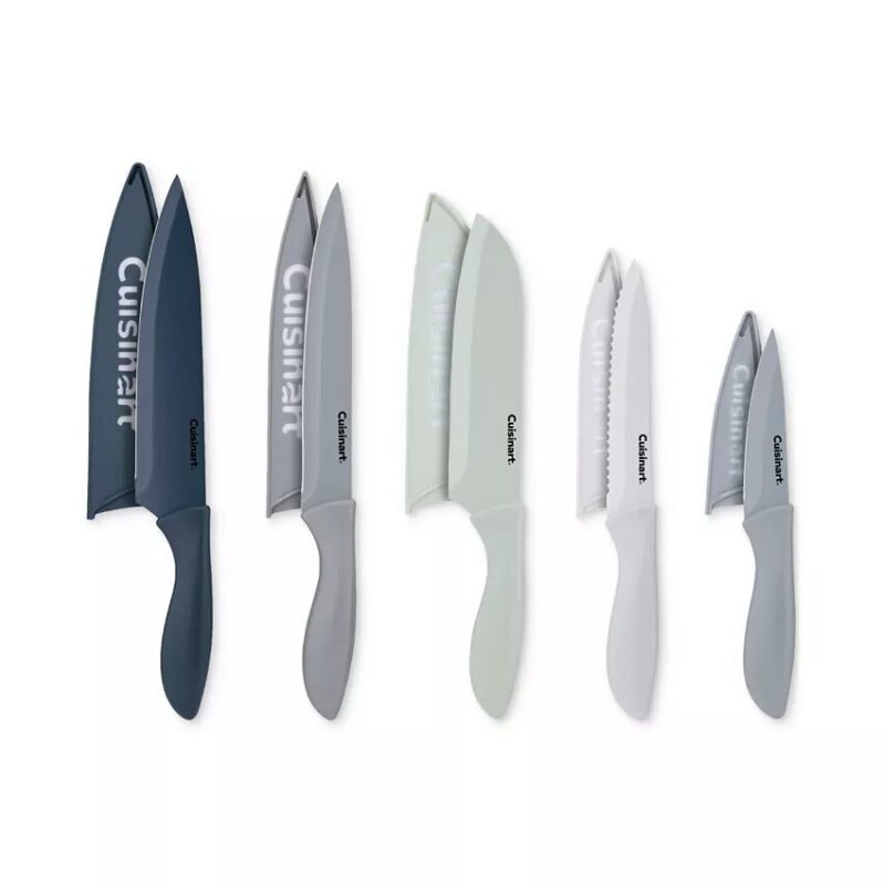 Elevate Your Kitchen with Cuisinart Ceramic Coated 10-Piece Cutlery Knife Set