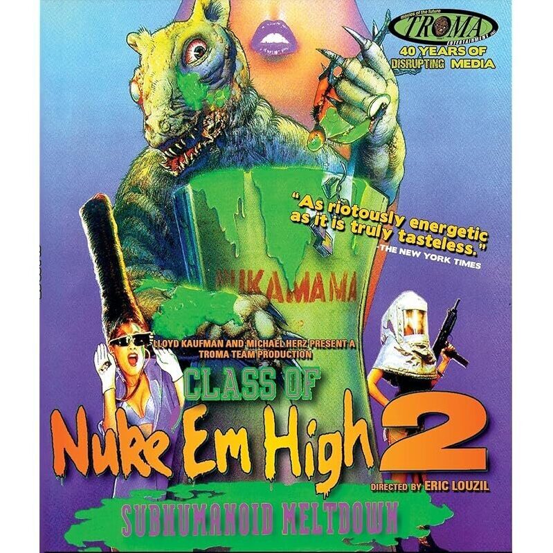 CLASS OF NUKE 'EM HIGH II: Subhumanoid Meltdown Blu-ray - Retro Horror Comedy