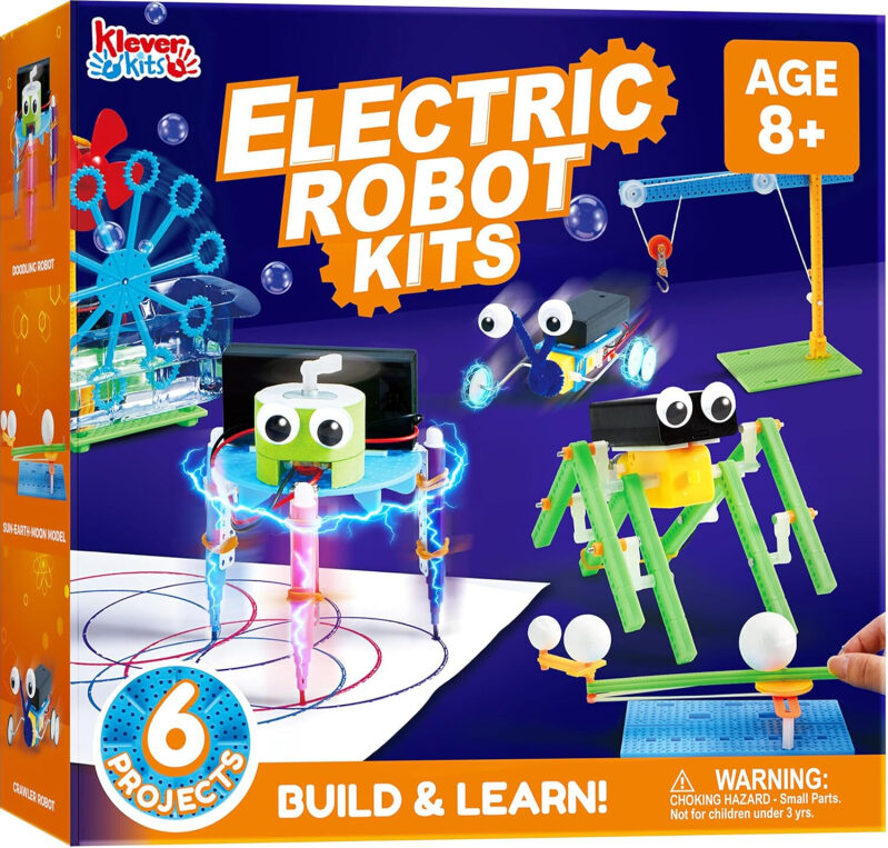 6-in-1 Electric Robot Kits for Kids - Prime Exclusive Deal