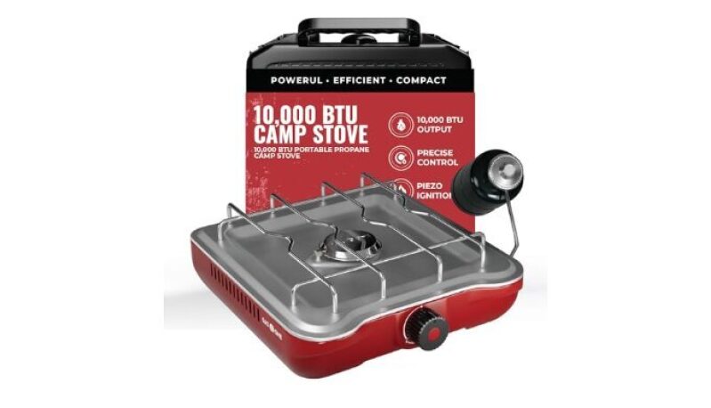 GasOne Single Propane Burner Camp Stove – 10,000BTU Portable Stove Propane Grill