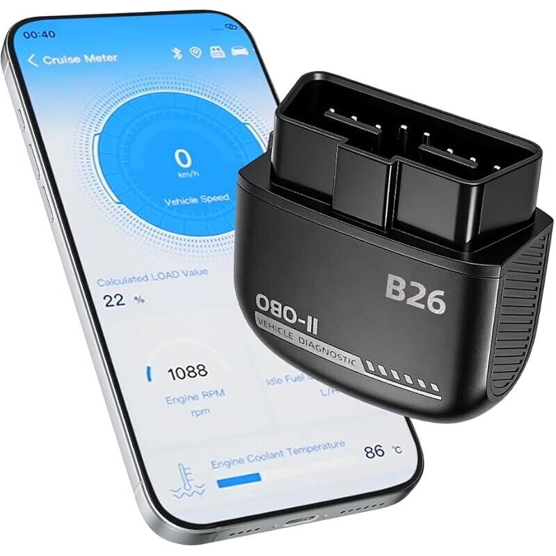 Feronix B26 Bluetooth OBD2 Scanner: Wireless Engine Code Reader