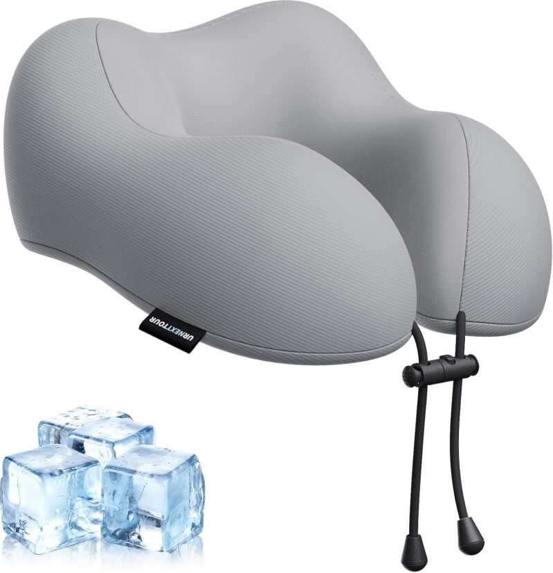 Memory Foam U-Shaped Neck Pillow for Travel