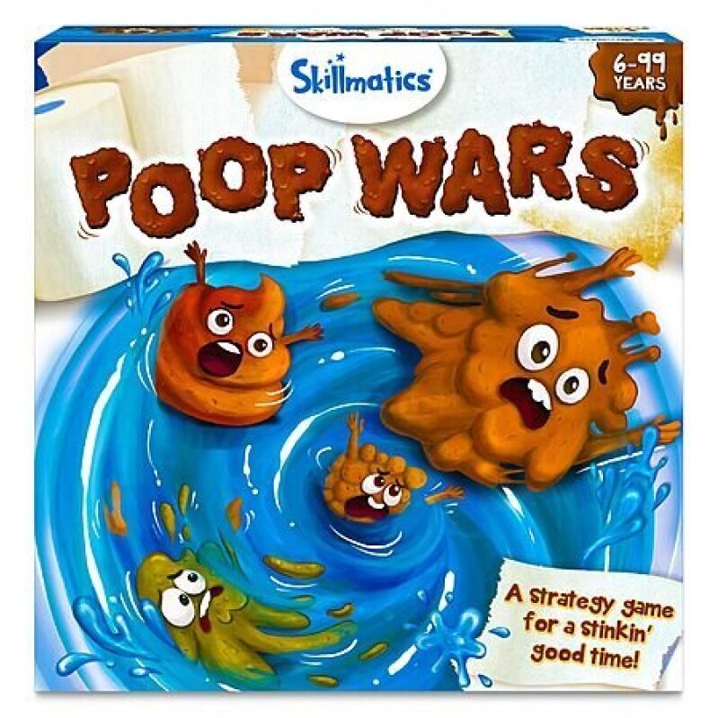 Skillmatics Card Game - Poop Wars, Fast-paced Strategy Game for $4.97 + Free Shipping