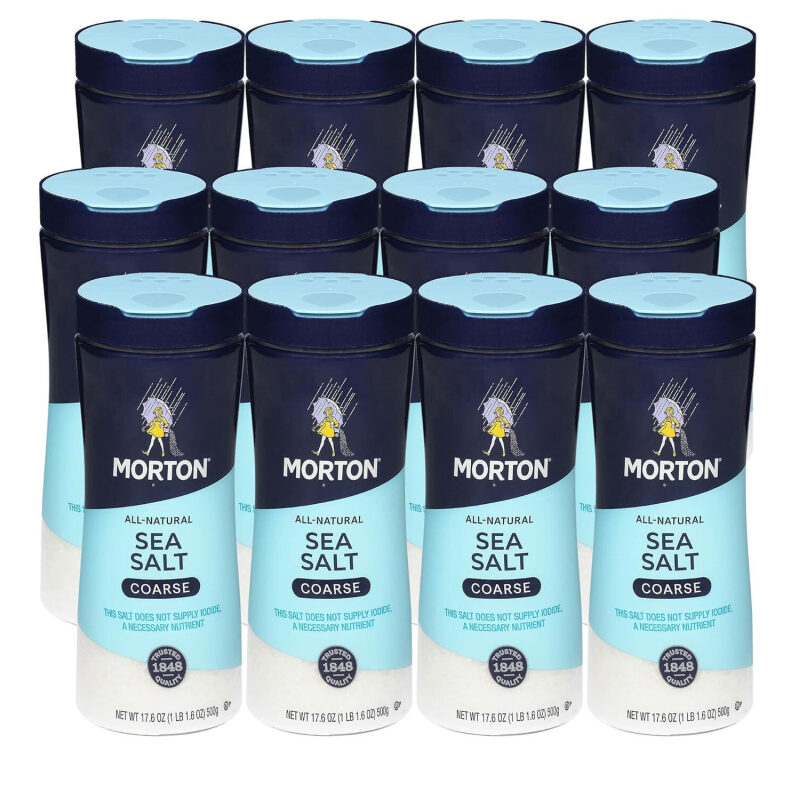 Morton Coarse Sea Salt - Premium Quality, Ideal for Cooking