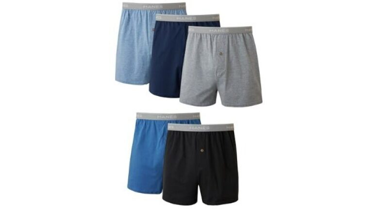 5-Pack Hanes Men's ComfortSoft Boxer Underwear - Soft, Cool, and Comfortable