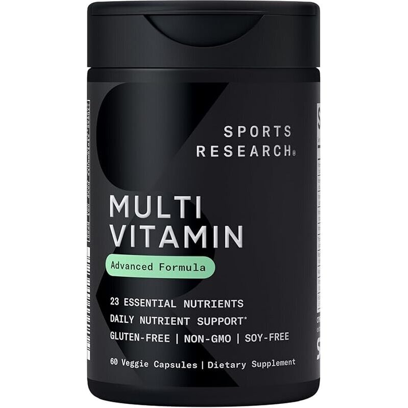 Sports Research Multivitamin 23 Essential Vitamins & Minerals - 60 Capsules