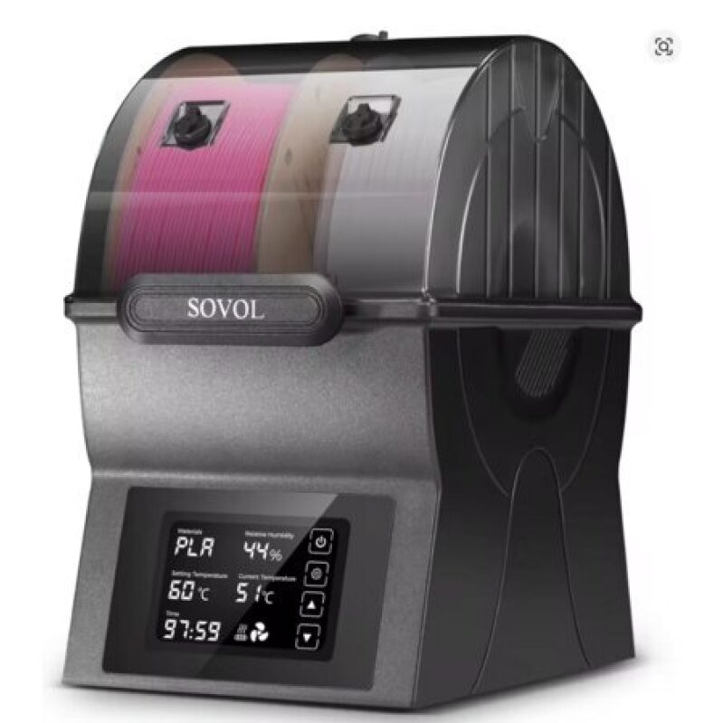 Efficient Sovol Filament Dryer SH02 for 3D Printing