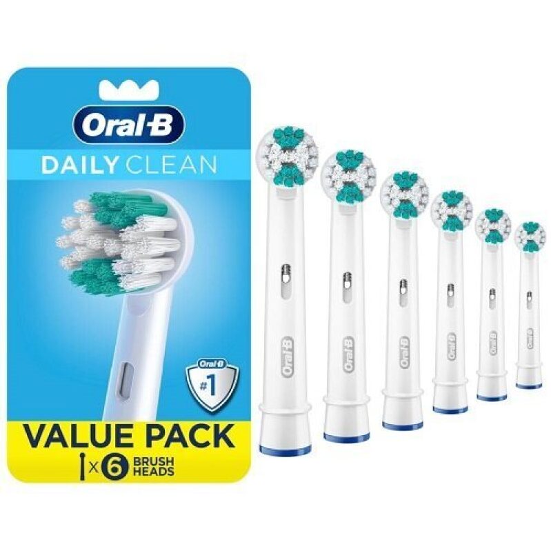 Oral-B Daily Clean Brush Heads - 6 Pack at Unbeatable Price