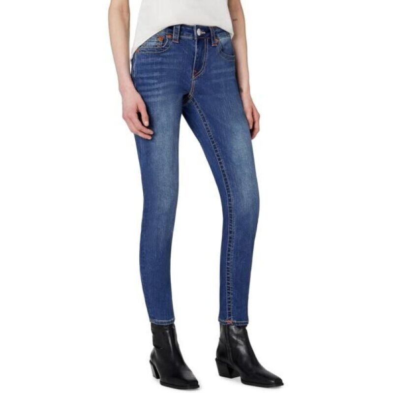 True Religion Halle Mid-Rise Super Skinny Jeans - 24% Off