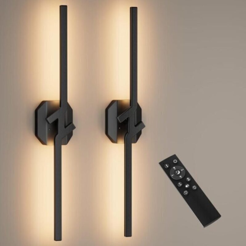 Battery-Operated Wall Sconces Set - 50% Off