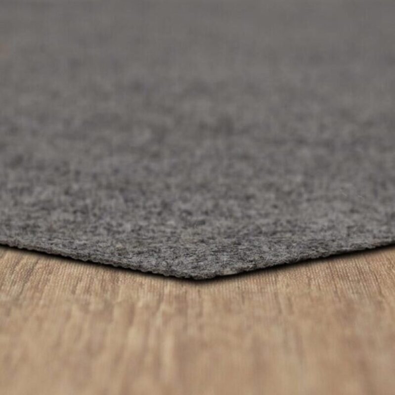 2' x 3' Non-Slip Grip Rug Pad - Durable Felt Cushion with Rubber Gripper