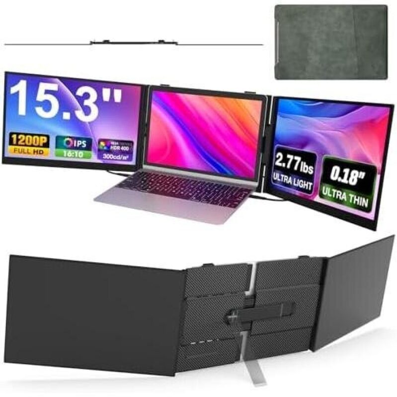 55% Off Ultra-Slim Portable 15.3-Inch Laptop External Monitor