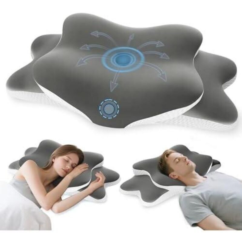 Memory Foam Neck Pillow - 50% OFF - Perfect for All Sleep Positions