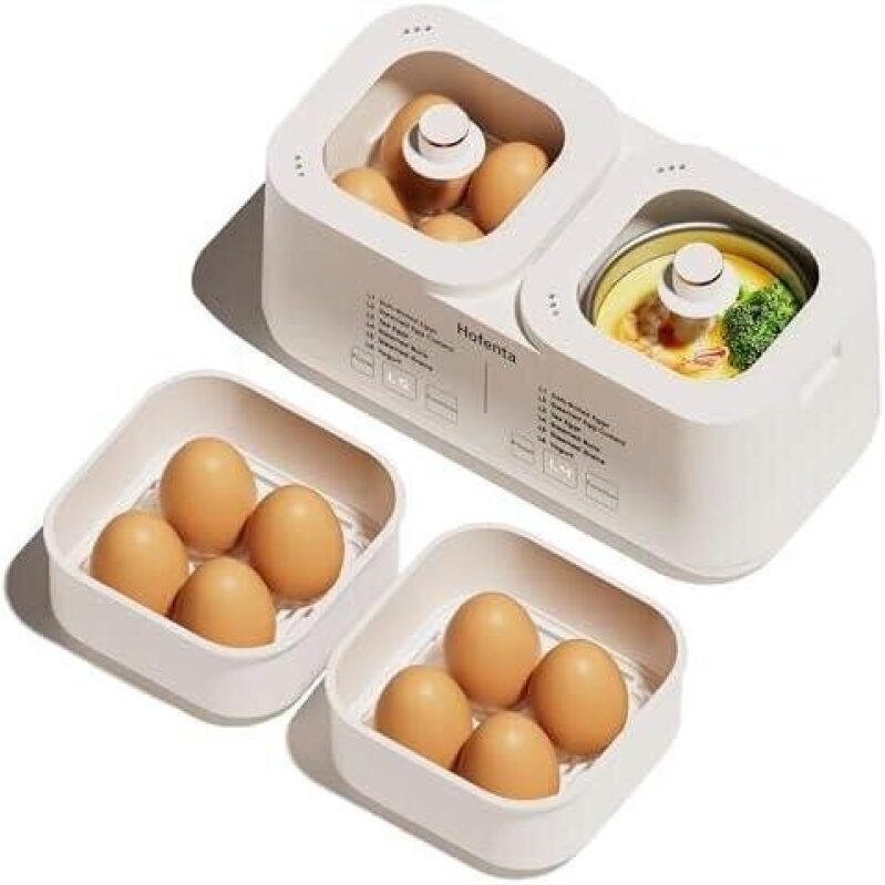 Double-Layer Automatic 16-Egg Timer Egg Cooker with 50% Discount
