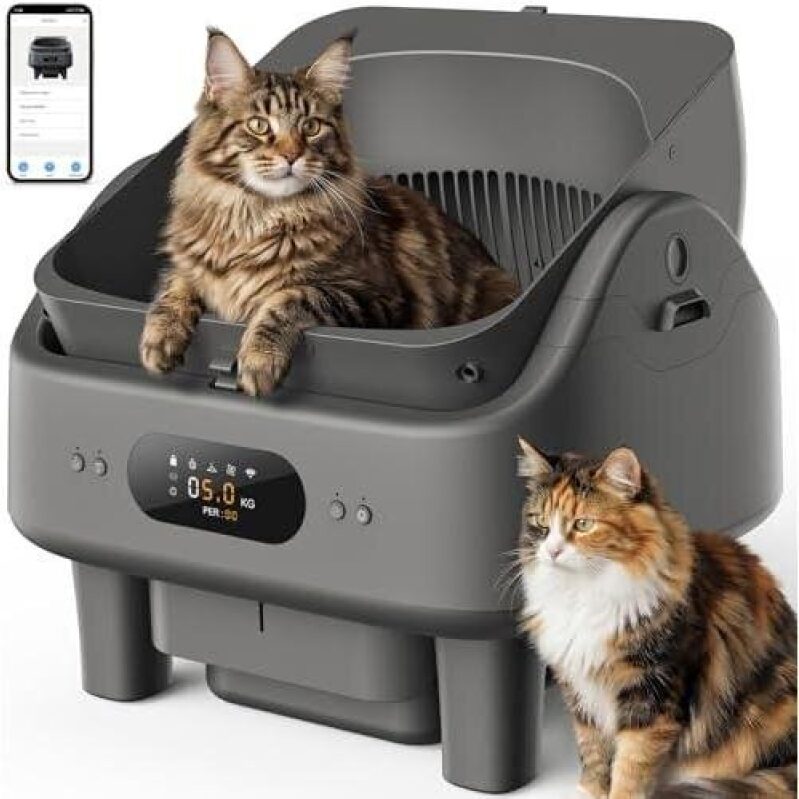 SmartPet 10-Sensor Auto-Clean Cat Litter Box - Multi-Cat