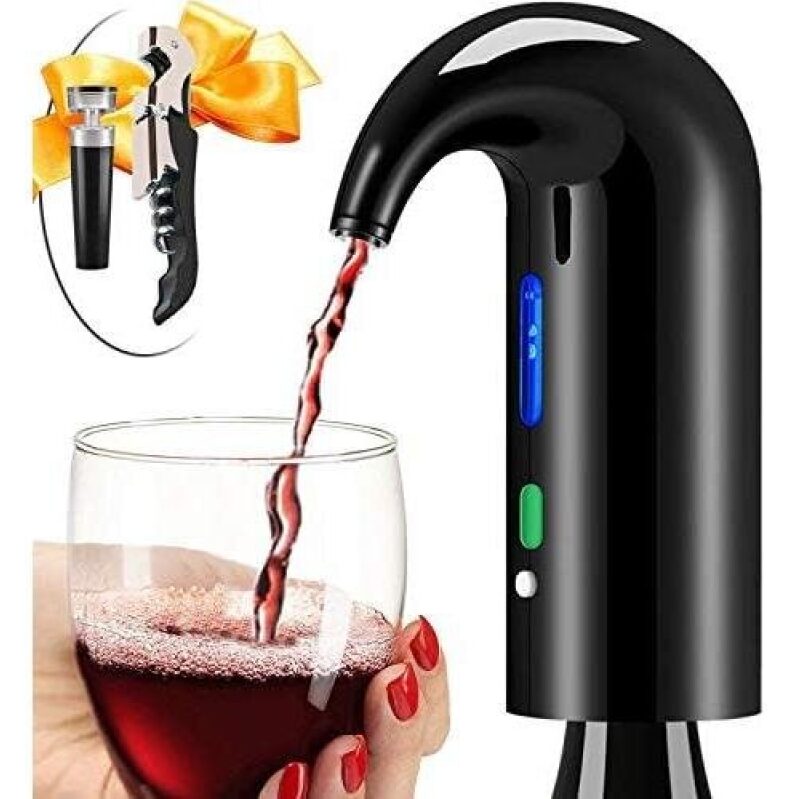 Electric Wine Opener with Corkscrew - 50% Discount