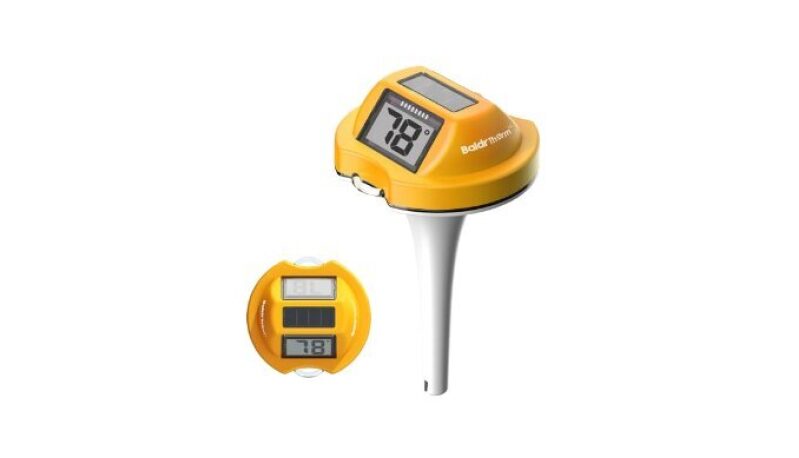 BaldrTherm Floating Pool Thermometer: Solar-Powered, Dual-Screen, High Precision