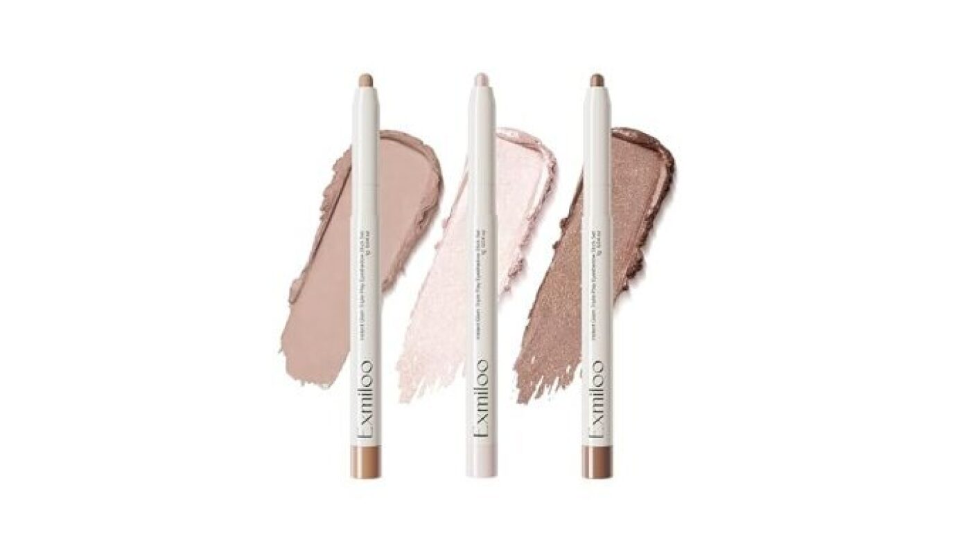 Exmiloo Cream Eyeshadow Stick Set - Long-Lasting Waterproof Eyeshadows