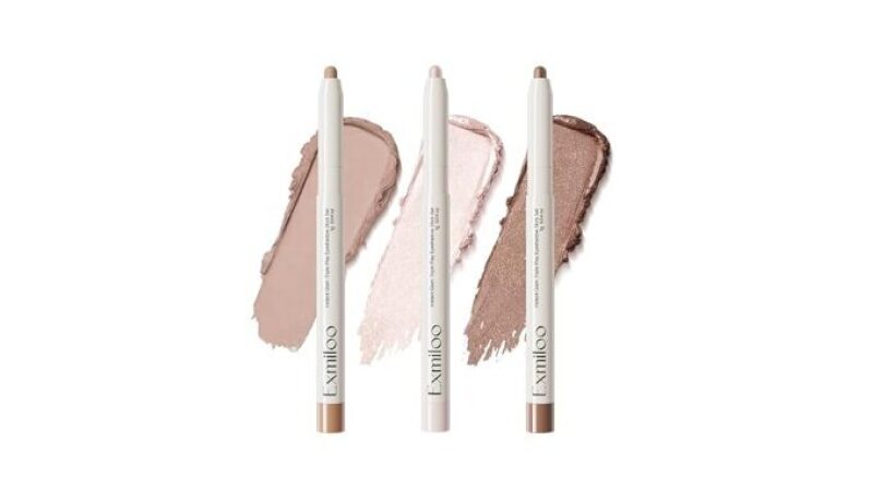 Exmiloo Cream Eyeshadow Stick Set - Long-Lasting Waterproof Eyeshadows