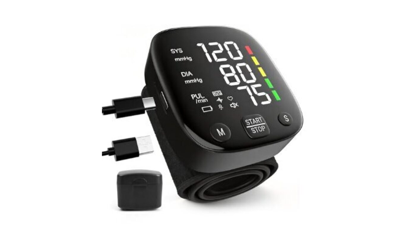 Automatic Wrist Blood Pressure Monitor for Home Use