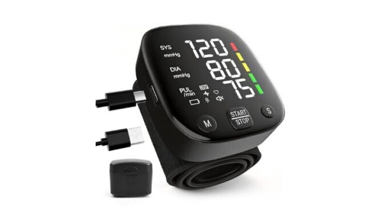 Automatic Wrist Blood Pressure Monitor for Home Use