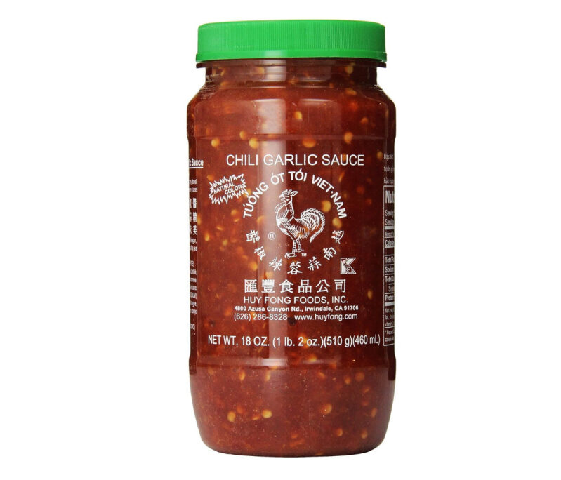 Discounted Huy Fong Chili Garlic Sauce - 18oz Jar