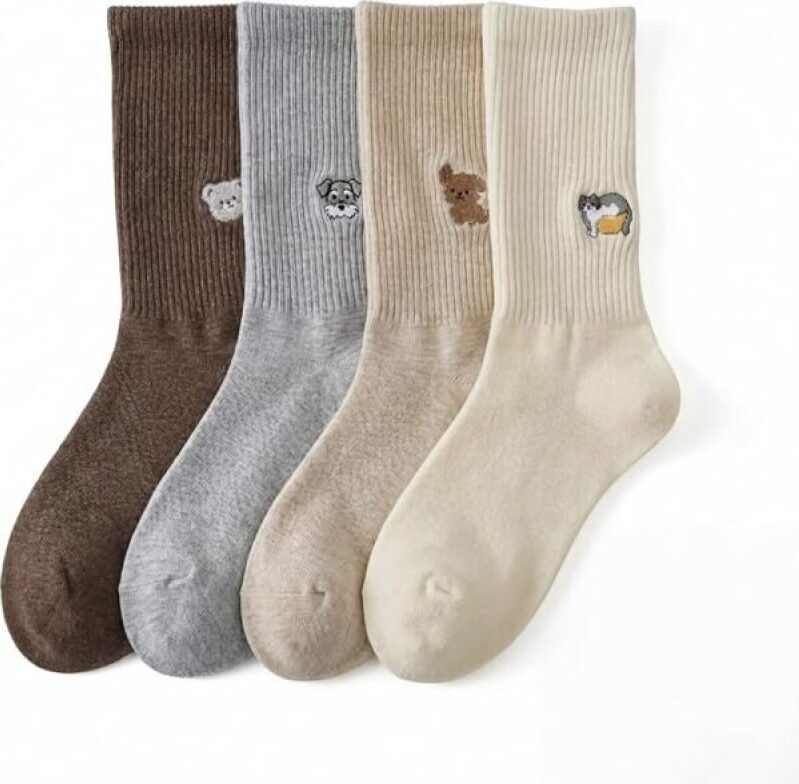 Affordable and Cute Cartoon Team Socks for Women - 50% Discount