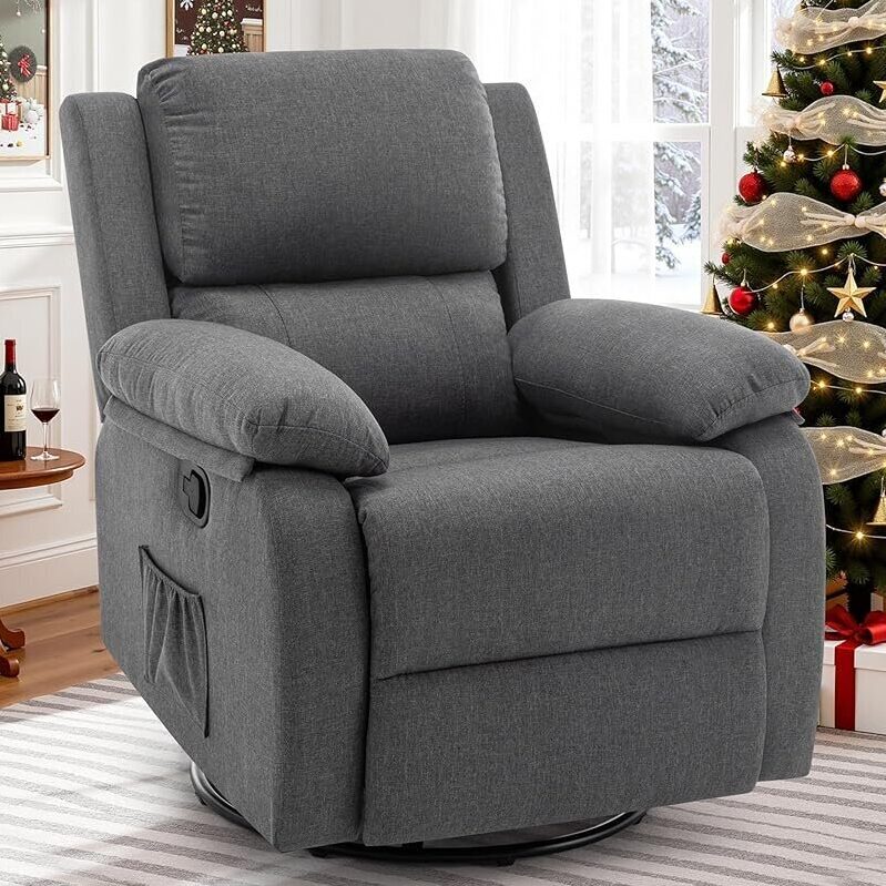 Korser 360 Swivel Rocker Recliner Chair for Adults