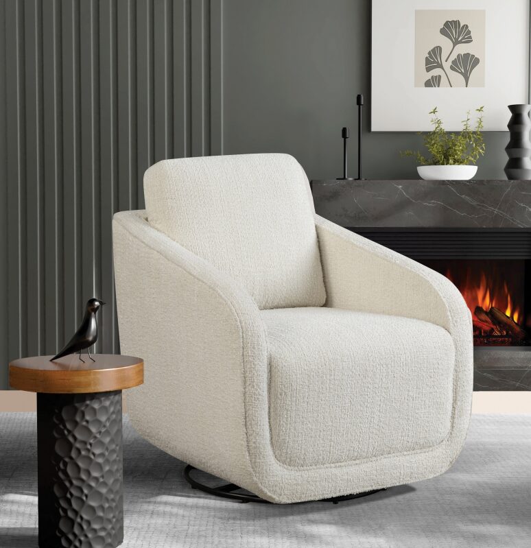Luxe Boho Swivel Accent Chair - Ultimate Comfort & Style