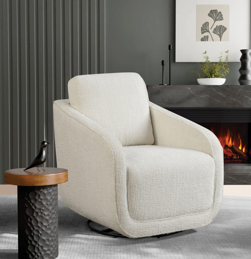 Luxe Boho Swivel Accent Chair - Ultimate Comfort & Style