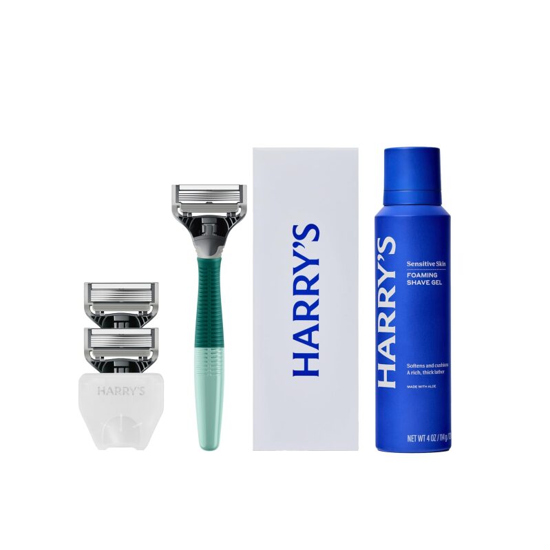 Harrys Original Shaving Kit for Men with 3 Razor Blade Refills