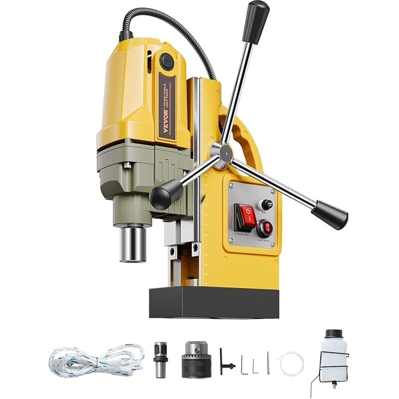 Powerful VEVOR Magnetic Drill: Unbeatable 1400W Electric Drill for Tough Materials