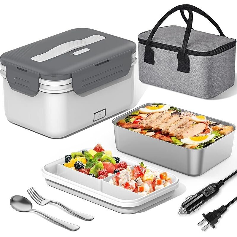 Herrfilk Electric Lunch Box Food Heater 100W w/Carry Bag