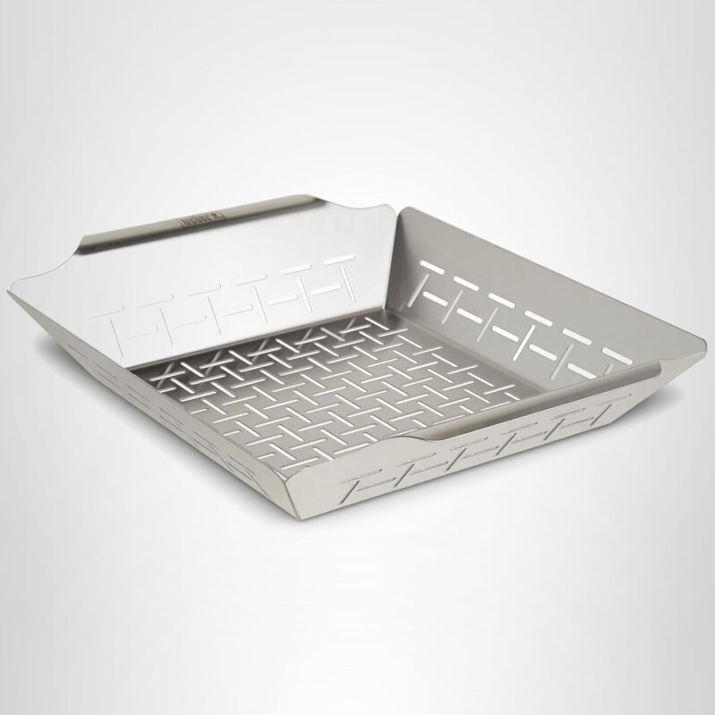 Weber Deluxe Grilling Basket - Perfect for Vegetables and Meat
