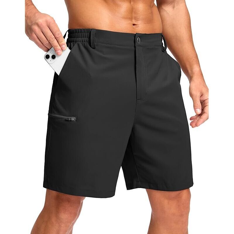 Lightweight 7-Inch Stretch Shorts with 4 Pockets - Ideal for Active Lifestyles