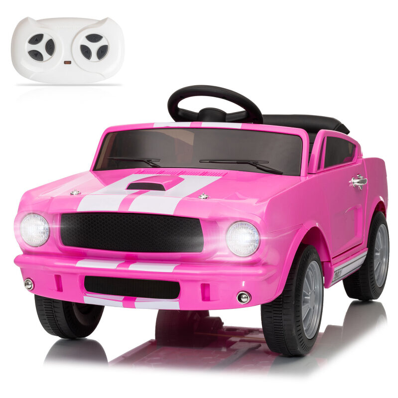 Officially Licensed Ford Shelby GT350 Ride-On Car with Entertainment Features