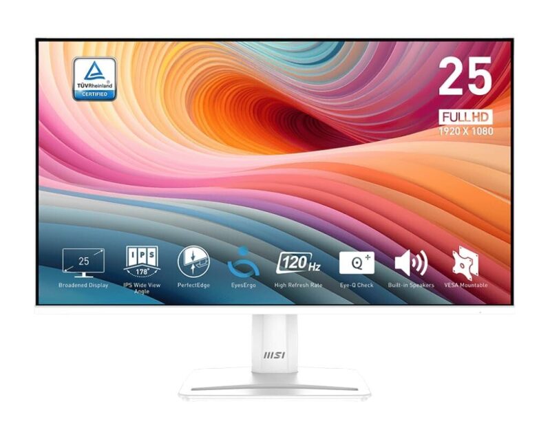 MSI PRO MP251W E2: 24.5-inch FHD IPS Gaming Office Monitor