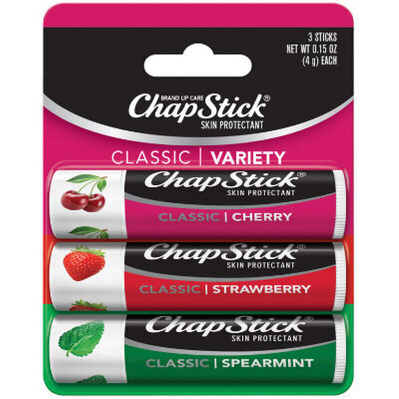ChapStick Classic Variety Lip Balm Pack - 3 Flavors