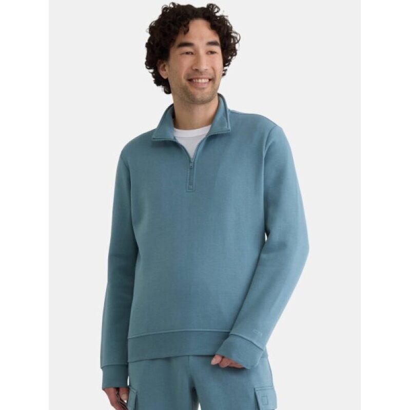 Athletic Works Men's Active Fleece Quarter Zip Sweatshirt - $6.95 Deal