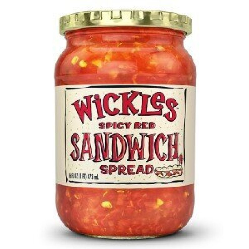 Wickles Spicy Red Sandwich Spread - Perfect for Spicy Food Lovers
